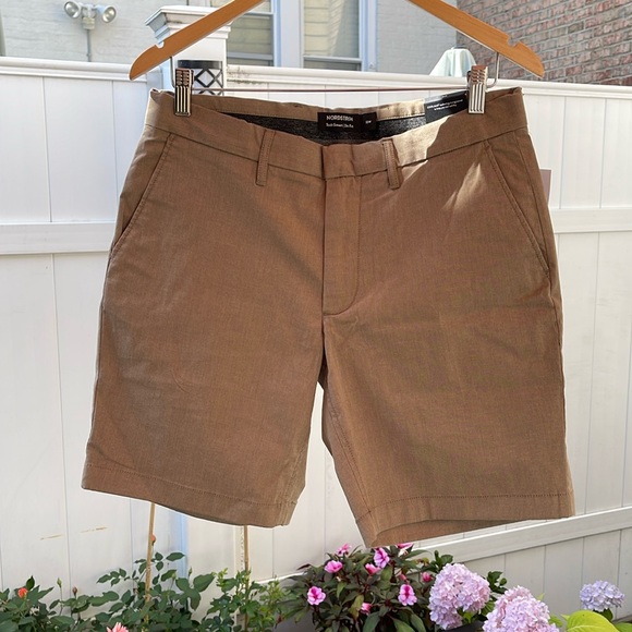 Nordstrom - Men’s Coolmax Stretch Tech Smart - Slim Fit - Chino Shorts -  32 - Picture 4 of 16